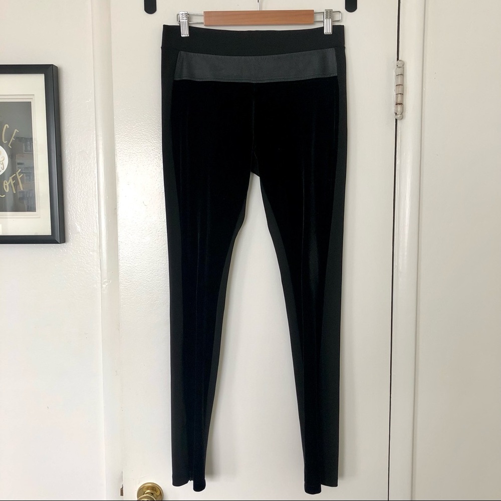 Sandro Paris Velvet Front Skinny Pants